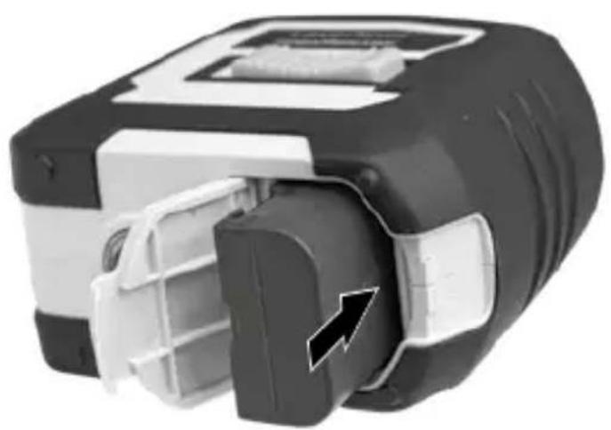 Laserliner CompactPlaneLaser 3G - Alimentare tensiune Introduci acumulatorul litiu-ion - 1