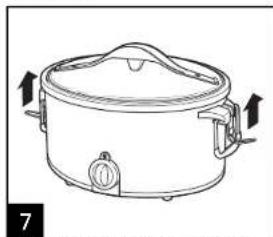 HAMILTON BEACH Stay or Go 33165 - How to Use Your Slow Cooker - 7