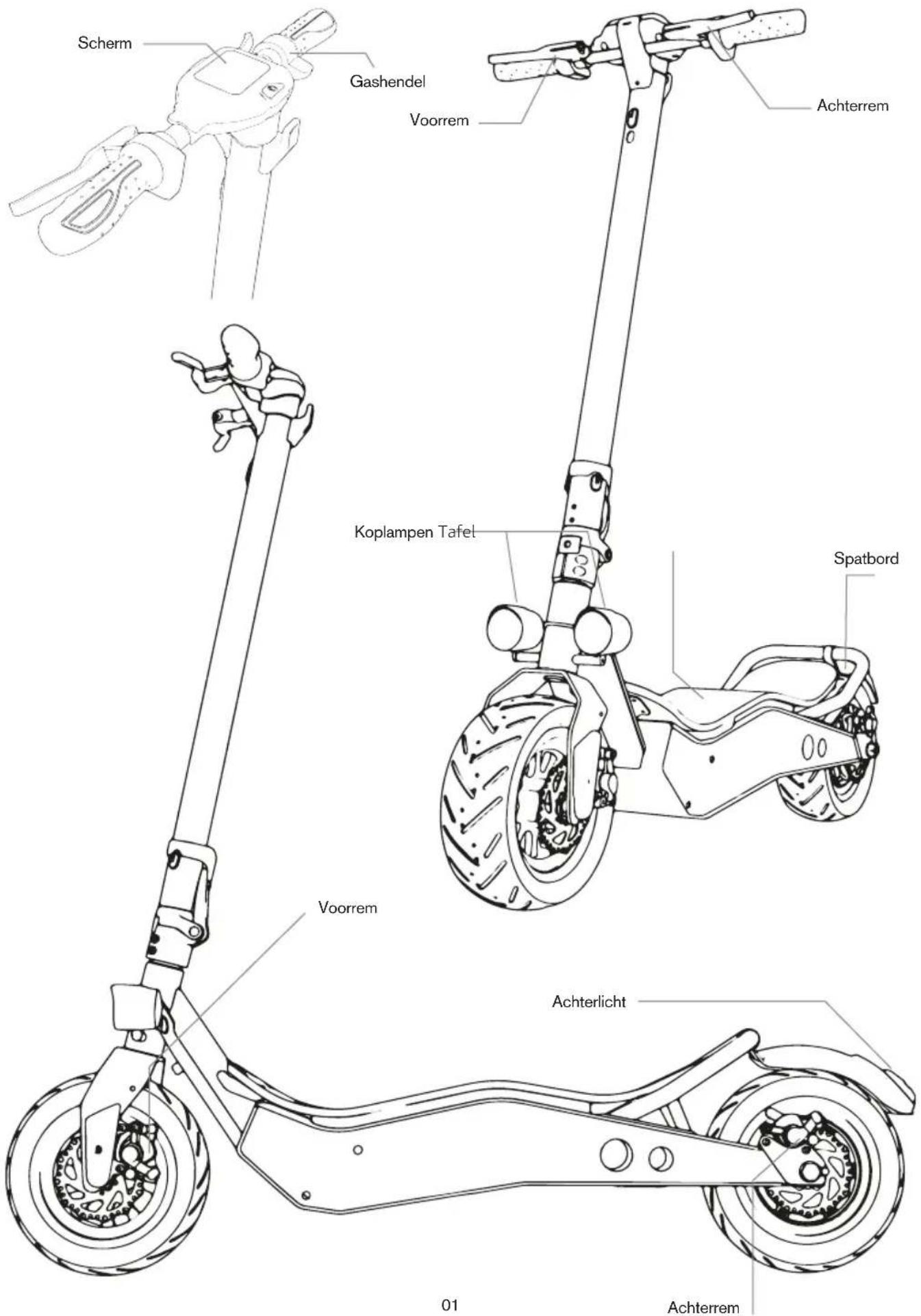 DUCATI Scrambler CrossE - Onderdelen en componenten - 1