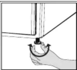 BEKO DU 8112 GA0 - Réglage des pieds - 1