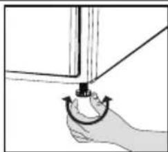 BEKO DU 8112 GA0 - Füße einstellen - 1