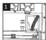 BEKO DU 8112 GA0 - Raccord du tuyau de vidange de l'eau - 1