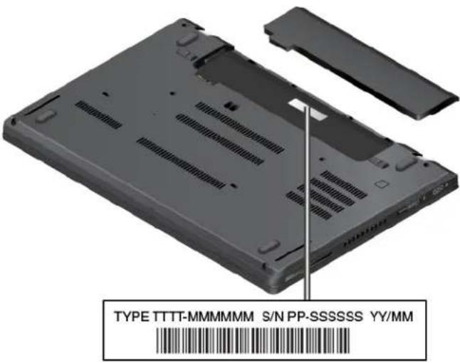 LENOVO ThinkPad T480s - Type de machine et informations sur le modele - 1