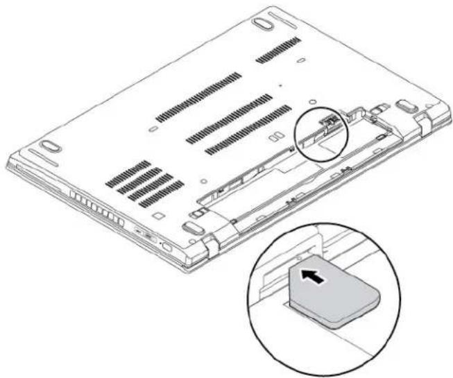 LENOVO ThinkPad T480s - Remplacement de la carte nano-SIM - 2