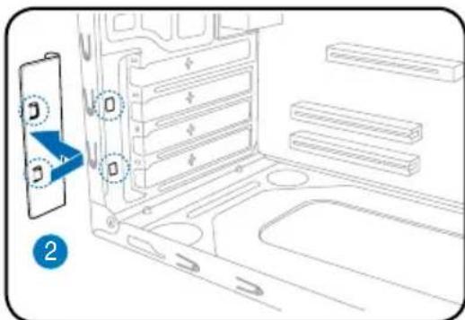 ASUS V2P5P43 - Installazione della schedadi espansione - 2