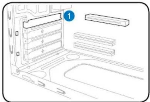 ASUS V2P5P43 - Installazione della schedadi espansione - 1