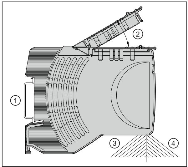 IFM DF3200 - 取付方法 - 1