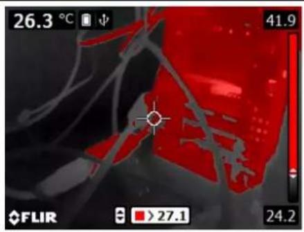 FLIR E8xt - Utilisation des alarmes en couleur - 2