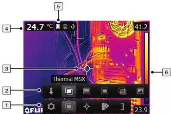 24.7 °C 41.2 Thermal MSX FLII 23.9