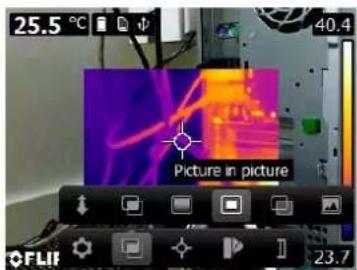 FLIR E8xt - Modification du mode d'image - 3