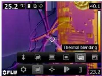 FLIR E8xt - Modification du mode d'image - 4