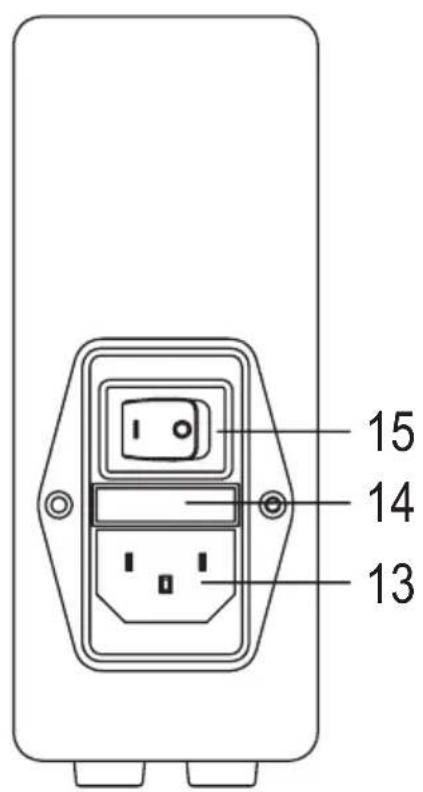 VOLTCRAFT LSP1165 - CONNECTIONS AND CONTROL ELEMENTS - 2