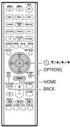 SONY STRAZ3000ES - Utilización del menu en la pantalla del televisor - 1