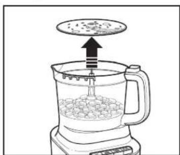 HAMILTON BEACH Stack & Snap 70822FG - How to Use Reversible Slicing/Shredding Disc (cont.) - 4