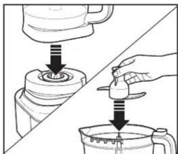 HAMILTON BEACH Stack & Snap 70822FG - How to Use Plastic Dough Blade - 1