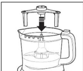 HAMILTON BEACH Stack & Snap 70822FG - Utilisation de la lame de coupe/ purée en acier inoxydable - 2