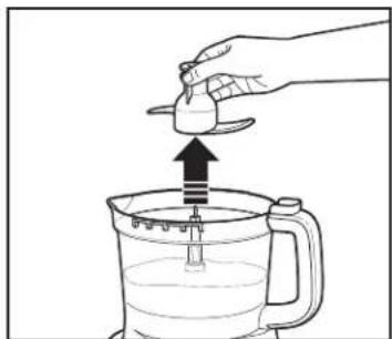 HAMILTON BEACH Stack & Snap 70822FG - How to Use Plastic Dough Blade (cont.) - 4