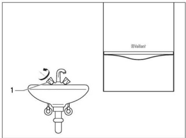 VAILLANT AtmoTec Plus VUW 244 - Warmstartfunktion ein- und aus schalten (nur atmoTEC/turboTEC plus mit integrierter Warmwasserbereitung) - 2