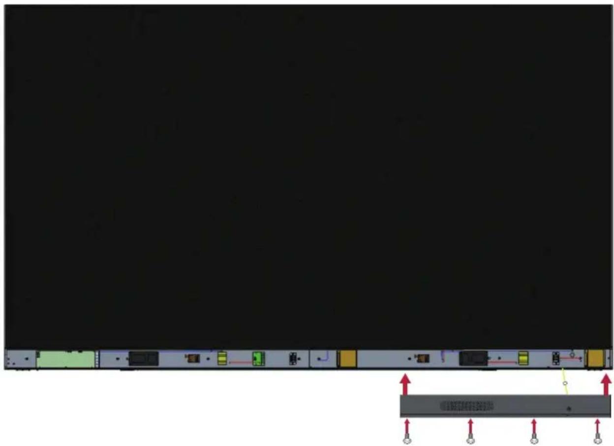 VIEWSONIC LDSTND001 - 安装系統控制箱護蓋 - 4