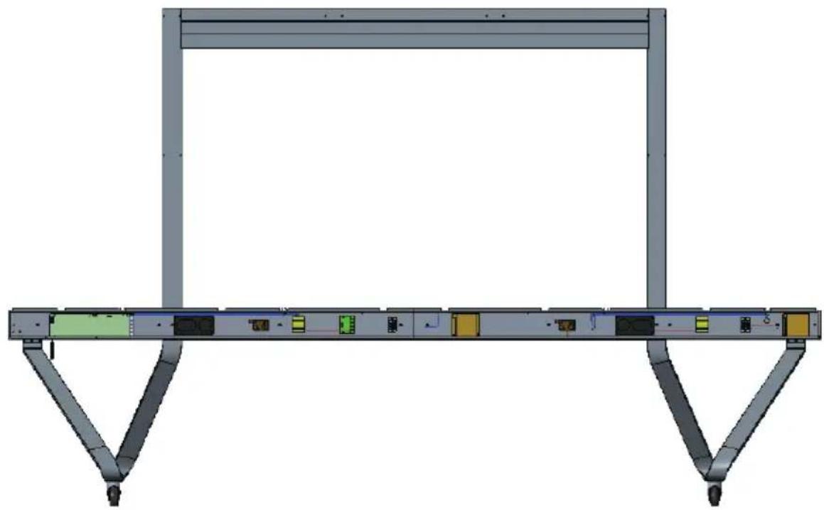VIEWSONIC LDSTND001 - 将系统控制盒连接至地板底座 - 1