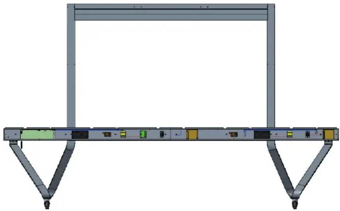 VIEWSONIC LDSTND001 - Conectar la caja de control del sistema a la base para el suelo - 1