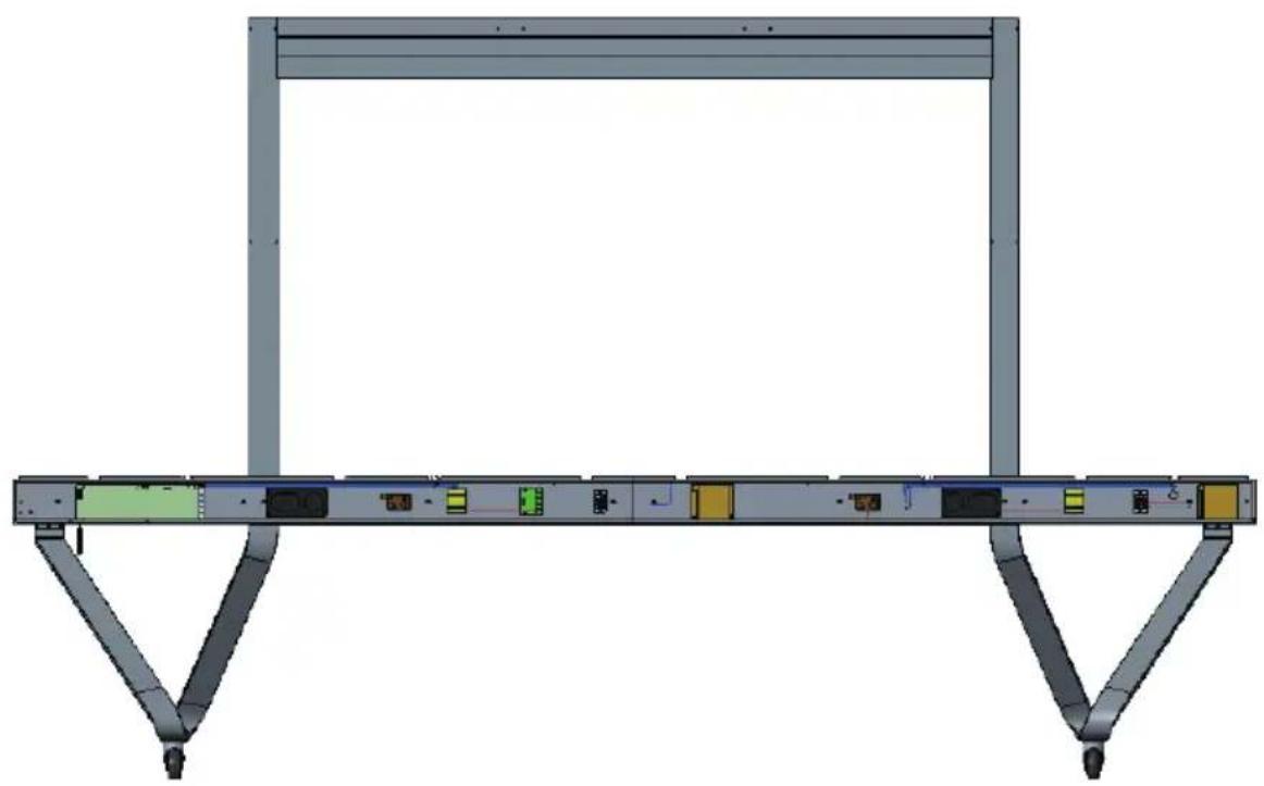 VIEWSONIC LDSTND001 - Connecting the System Control Box to the Floor Base - 1