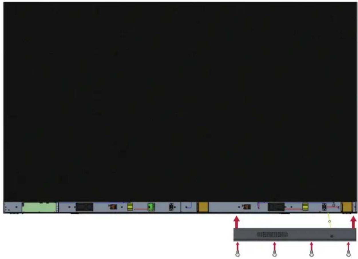 VIEWSONIC LDSTND001 - Instalar las cubiertas de la caja de control del sistema - 4