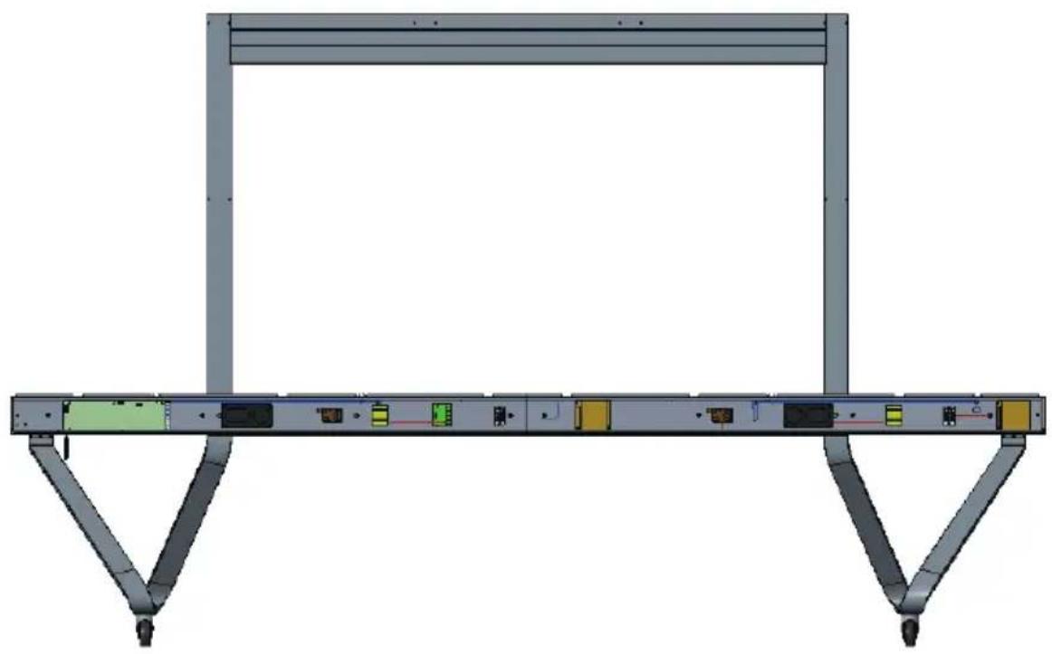 VIEWSONIC LDSTND001 - Raccordement du boîtier de commande du système à la base de sol - 1