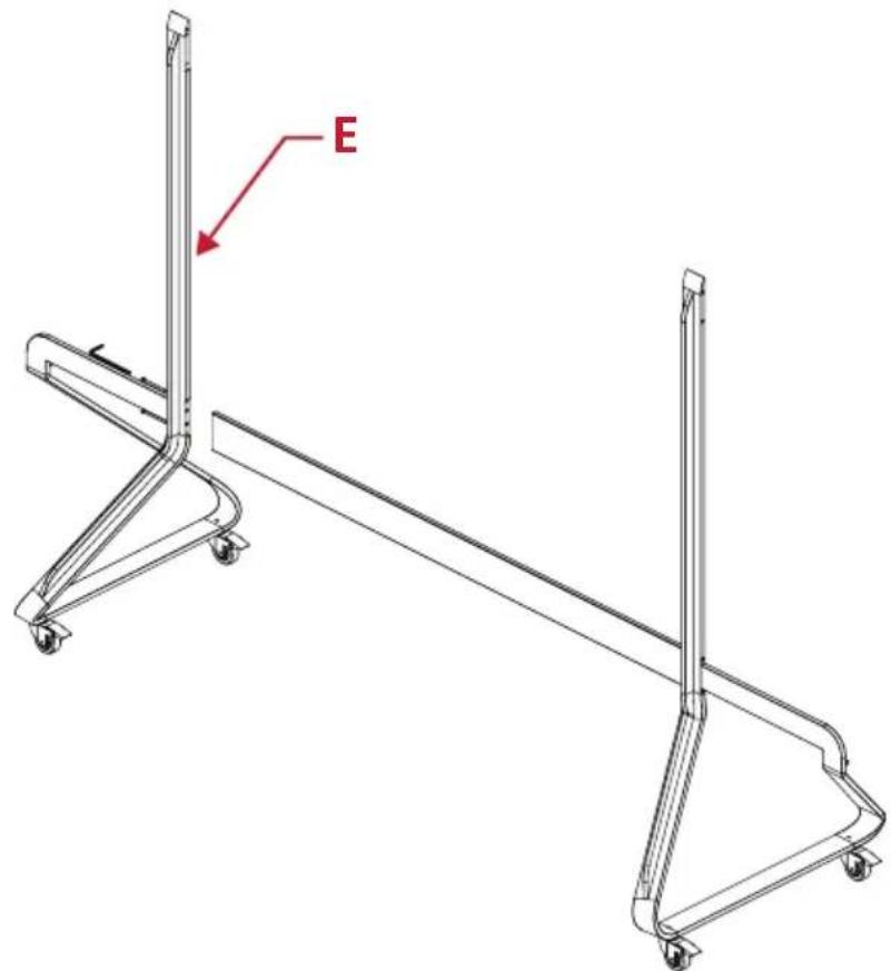 VIEWSONIC LDSTND001 - Assembling the Floor Stand - 2