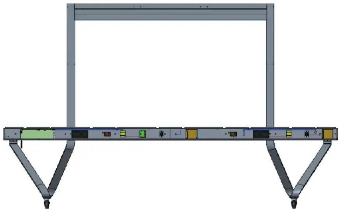 VIEWSONIC LDSTND001 - 將系統控制箱連接至底座 - 1