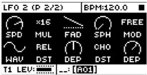 Elektron Analog Four MKII - FX LFO - 2