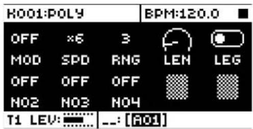 Elektron Analog Four MKII - ARPEGGIATOR - 1
