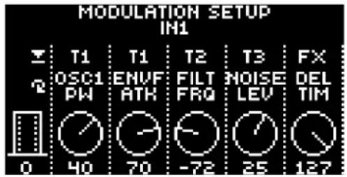 Elektron Analog Four MKII - CONTROL 1 IN MOD - 1