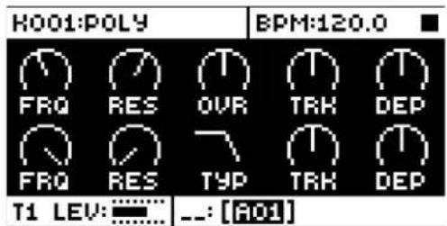 Elektron Analog Four MKII - Analog Four MKIIをフィルターバングと使用する - 4