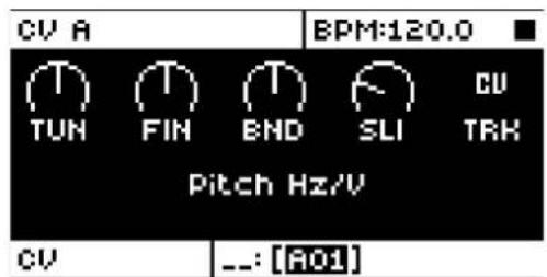 Elektron Analog Four MKII - CV (Pitch HZ/V) - 1