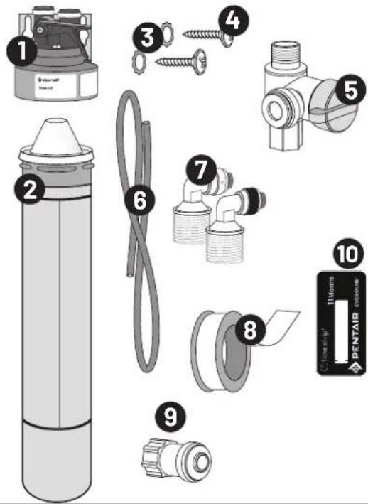 Everpure H300NXT - VÉRIFIEZ L'EMPLACEMENT DE MONTAGE SOUS L'ÉVIER - 1