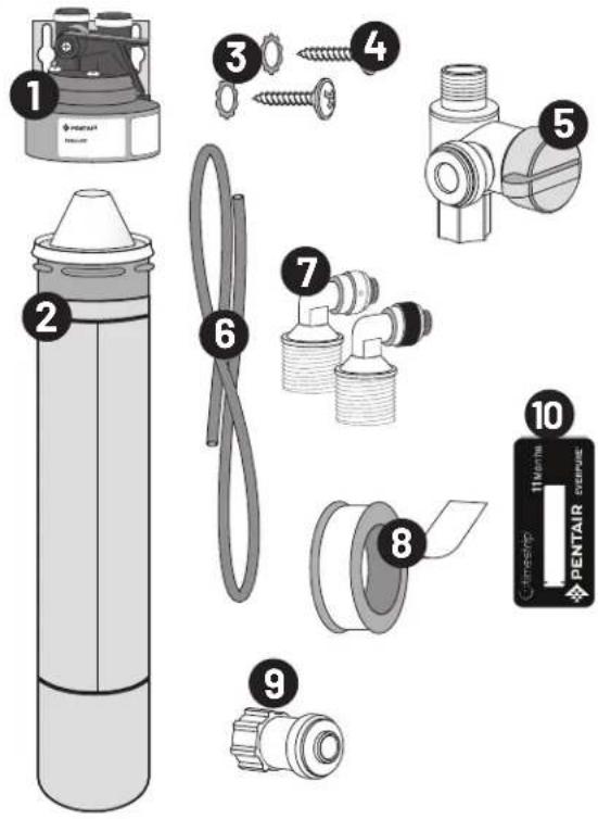 Everpure H300NXT - VERIFY UNDER-SINK MOUNTING LOCATION - 1