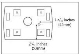 121/12 inches (42mm) 2/3 inches (53mm)