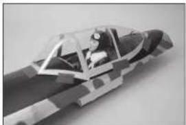 Hangar 9 Ki43 Oscar 60cc - PILOT AND CANOPY INSTALLATION - 8