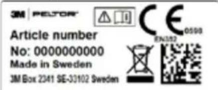 Peltor WS Alert XPI - CERTIFICATE - 1