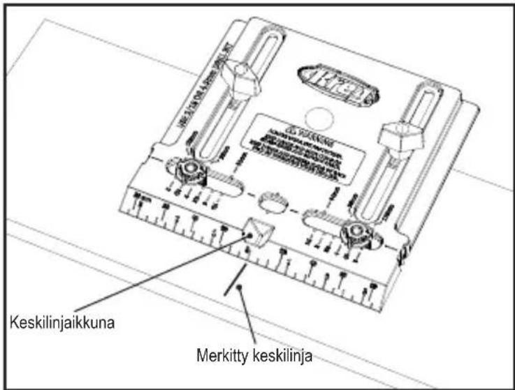 Kreg Cabinet Hardware Jig - Ohjaimen käytto - 1