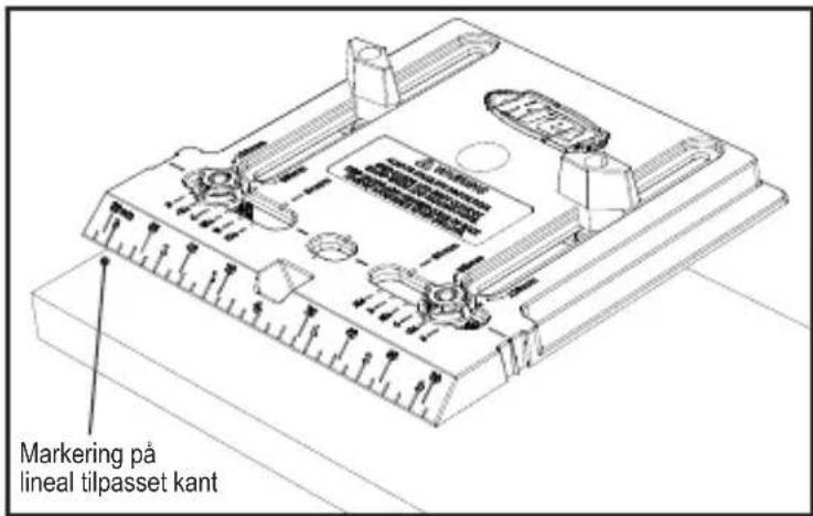 Kreg Cabinet Hardware Jig - Sådan bruges skabelonen - 2
