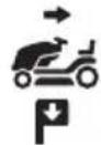 HUSQVARNA TS 114 - Symbole auf dem Gerät - 14