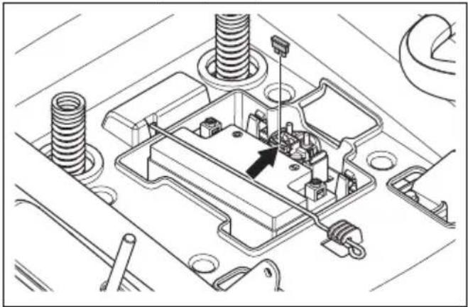 HUSQVARNA TS 114 - Pour remplacer le fusible principal - 1