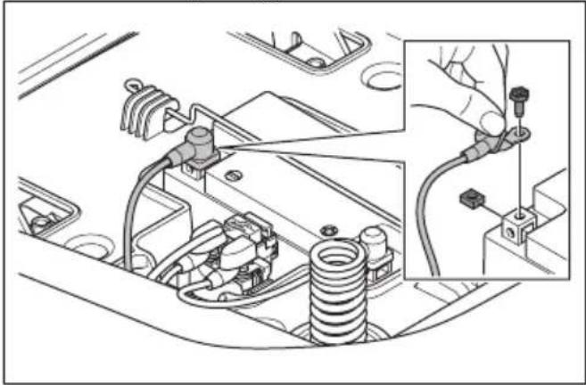 HUSQVARNA TS 114 - Pour remplacer la batterie - 2