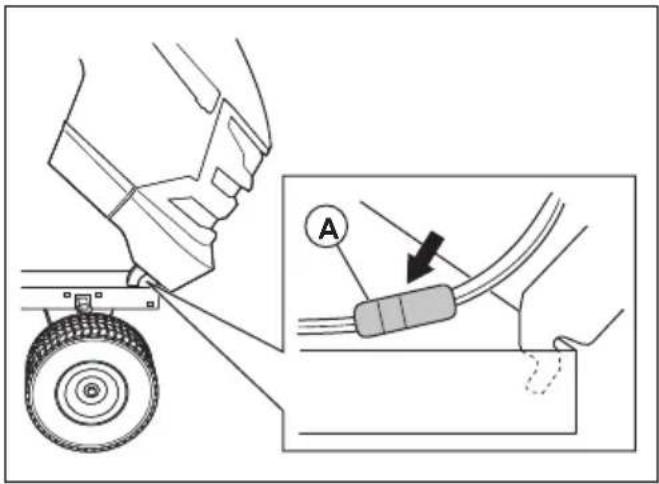 HUSQVARNA TS 114 - So entfernen und montieren Sie die Motorabdeckung - 1