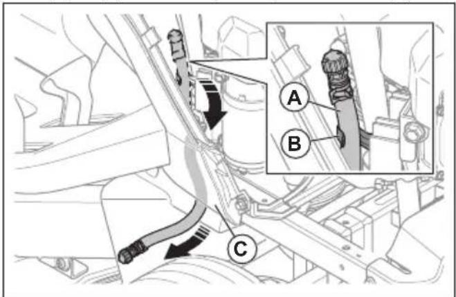 HUSQVARNA TS 114 - Pour remplacer l'huile moteur - 3
