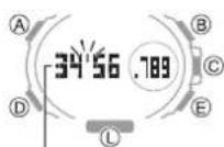CASIO GShock GSTB300 - Chronométrage des deux premiers couleurs - 1