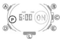 CASIO GShock GSTB300 - - Création d'une alarme programme - 3