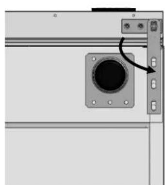 Scancool GUR600W - Changing the door opening direction - 5
